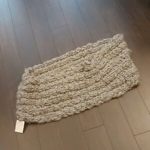 ***HOST PICK***Free People Gray Textured Knit Infinity Scarf
